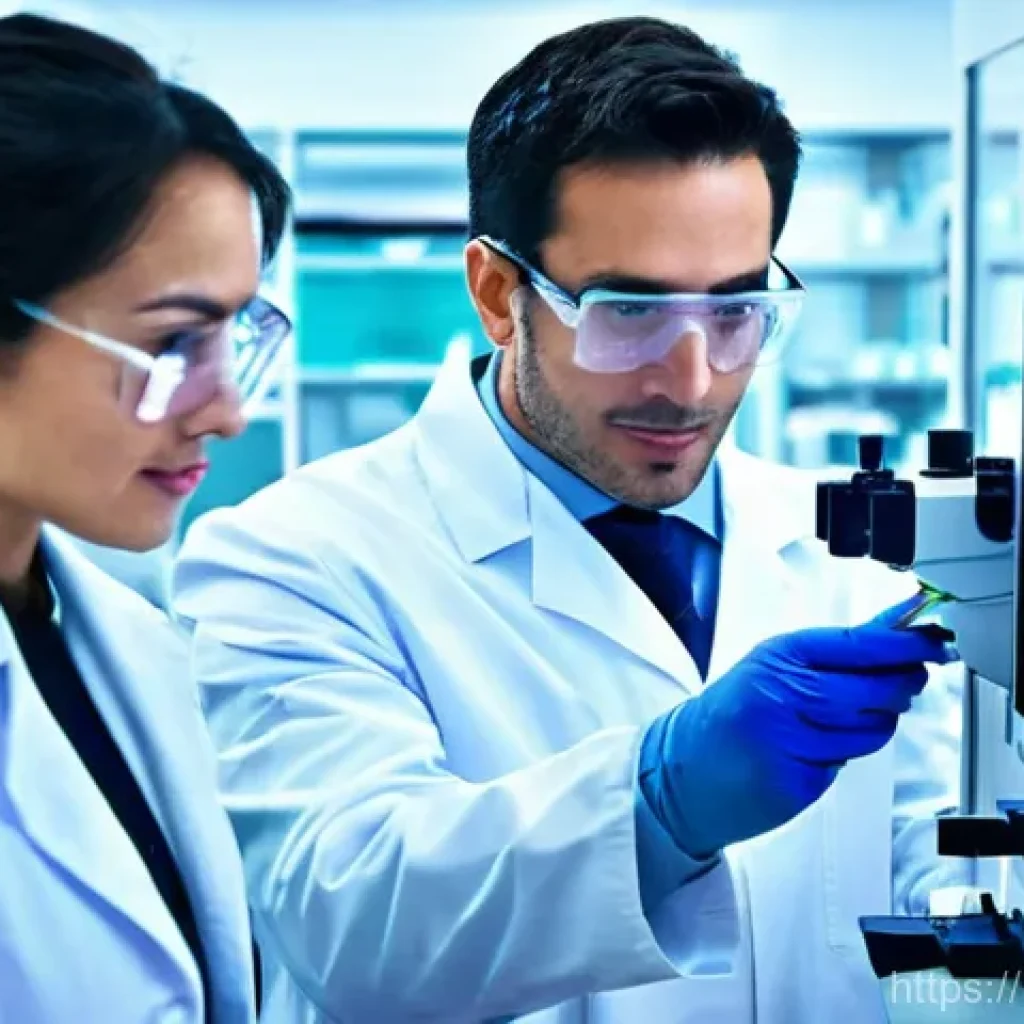 임상병리사와 관련된 법률 정보 - **Prompt: A State-of-the-Art Medical Laboratory with Focused Specialists**
A brightly lit, ...