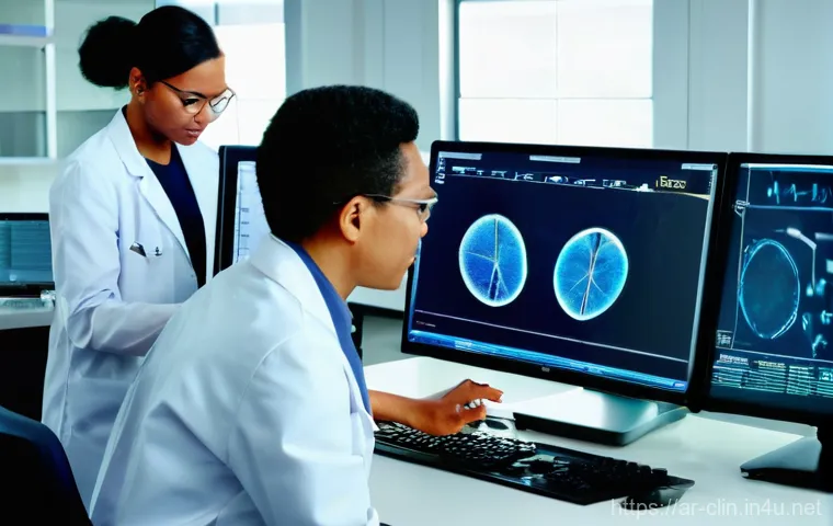 임상병리사 면접 예상 질문 - **Prompt:** A focused medical lab technician, wearing a clean, white lab coat, protective eyewear, a... 임상병리사 면접 예상 질문 - **Prompt:** A focused medical lab technician, wearing a clean, white lab coat, protective eyewear, a...