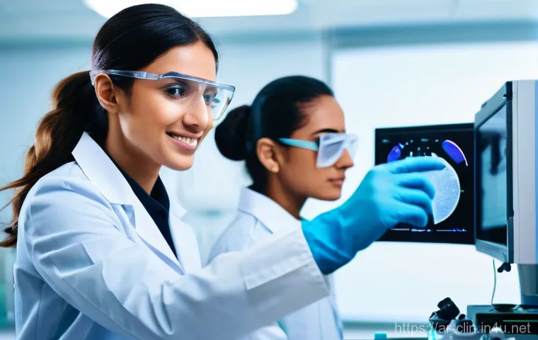 임상병리사 신입 연봉 수준 - **Prompt:** A dynamic and inspiring scene featuring a diverse group of young Arab medical laboratory...